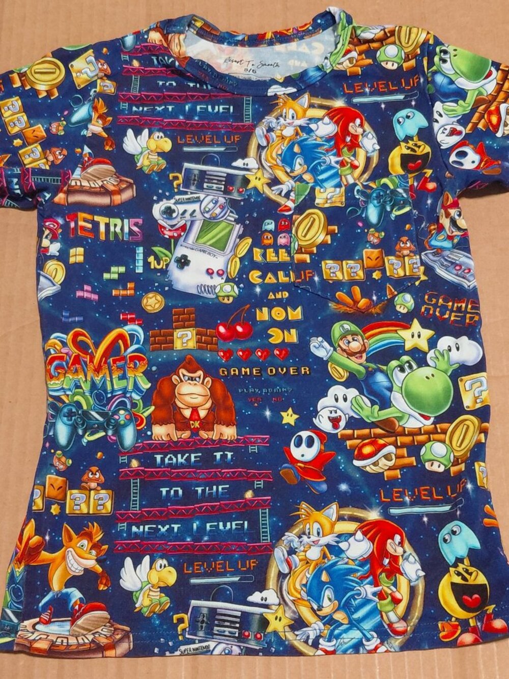 Resort To Smooth Bamboo Short Sleeve Pocket Gamer Tee Youth 5/6